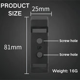 Minimalist wall mount fishing reel rack